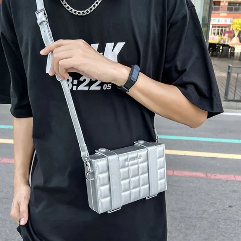 Emma Blake Box-Förmige Umhängetasche Damen – Stilvoller Crossbody Bag für Alltag und Ausgehen-2