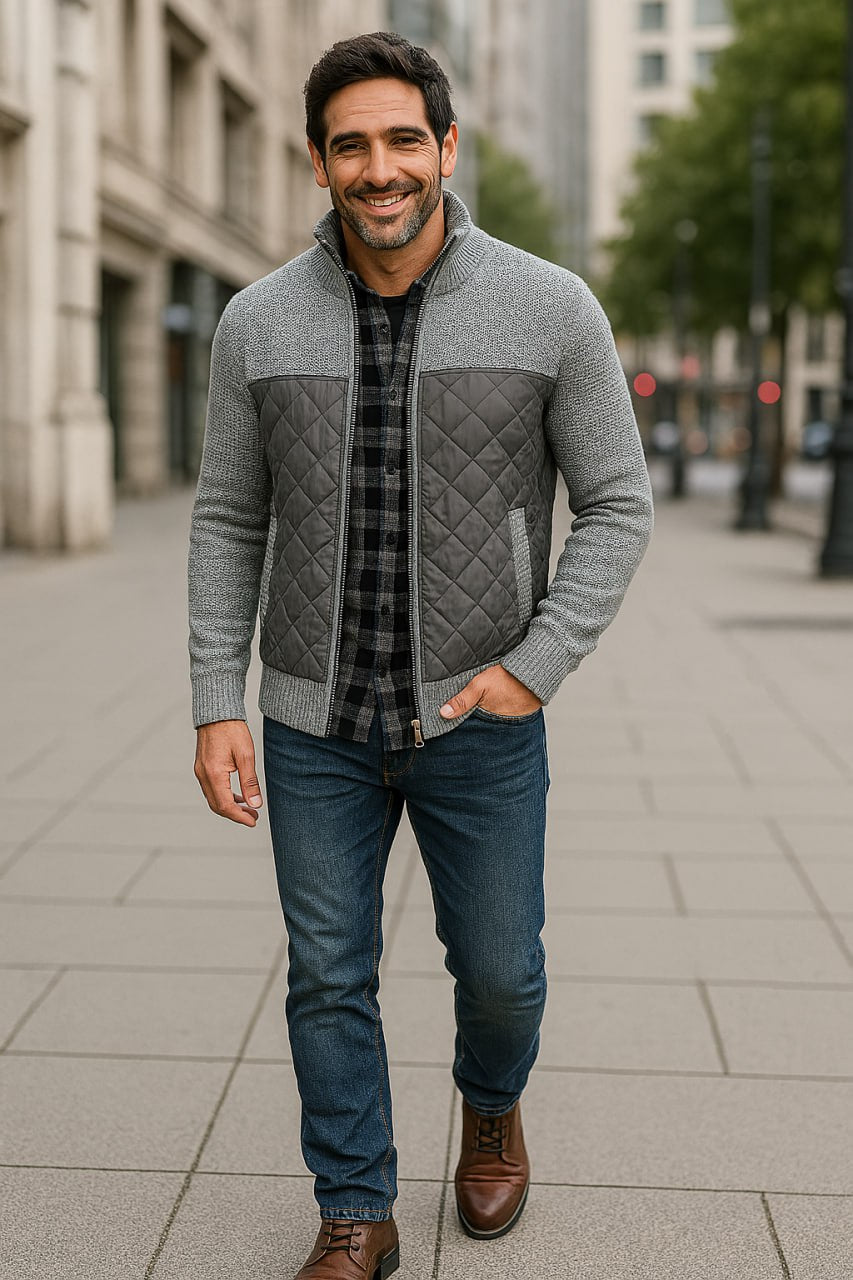 ERIC – Klassische Herren-Strickjacke für kalte Tage