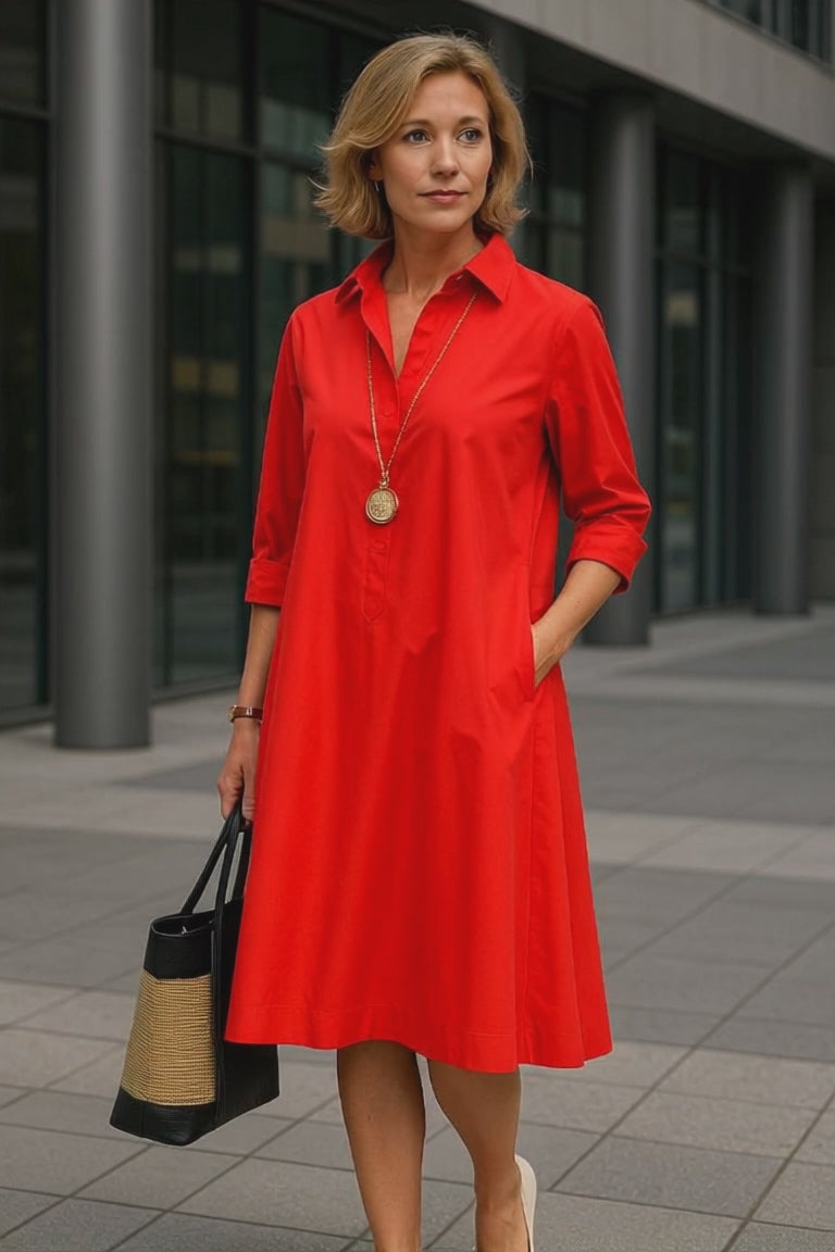 GINA - Super stylisches Polo-Kleid für den Frühling