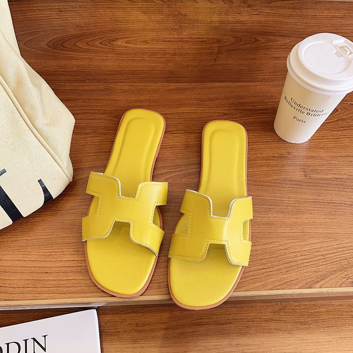 Anna | Trendige H-Profil Sandalen Damen aus Leder – Bequeme Sommerschuhe für Stilvolle Tage-2