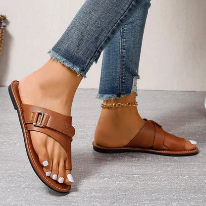 Anna | Ergonomische Damen Sandalen für Hallux Valgus – Bequemes Design in Schwarz, Braun und Beige-4