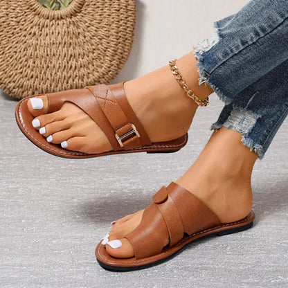 Anna | Ergonomische Damen Sandalen für Hallux Valgus – Bequemes Design in Schwarz, Braun und Beige-5